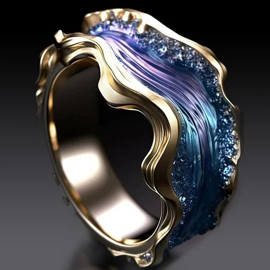 Calantha - Ocean Wave Statement Ring