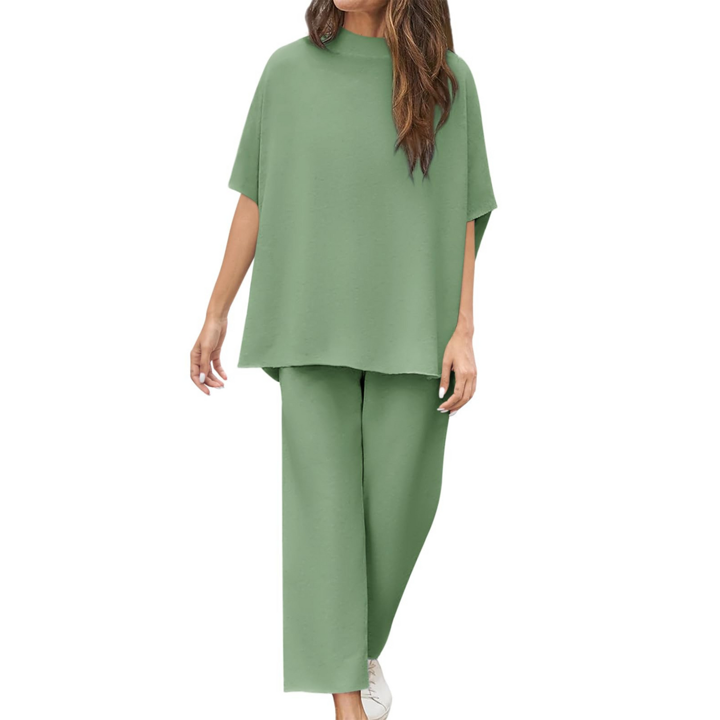 Aella - Relaxed Batwing Sleeve Comfort Set