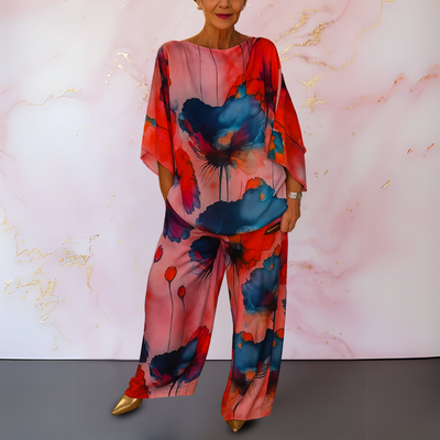 Beatrice - Comfortable Satin Two-Piece Set