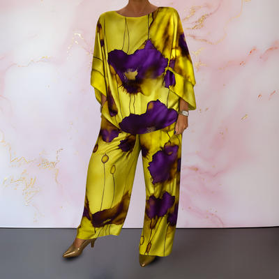 Beatrice - Comfortable Satin Two-Piece Set