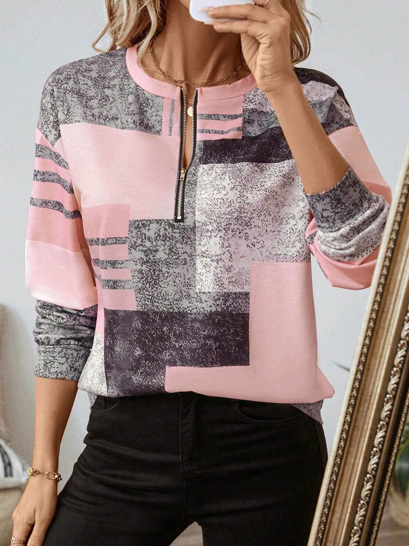 Justina - Elegant Casual Sweatshirt