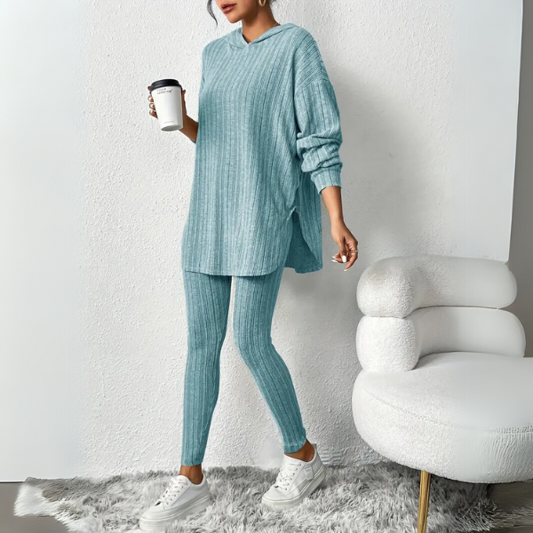 Ella Hoodie Sweater and Skinny Trousers Set