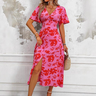Gisella - Elegant Casual Floral Dress