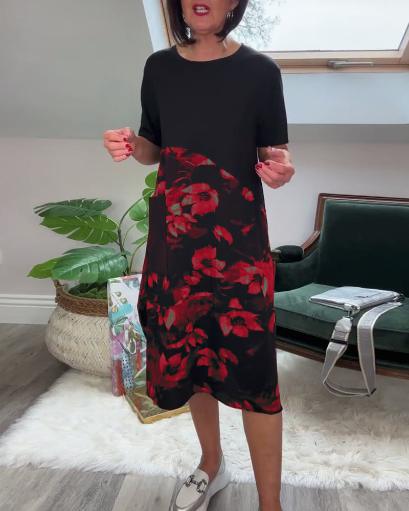 Ivania - Elegant Casual Floral Dress