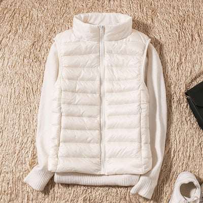Ambrie - Elegant Casual Puffer Vest