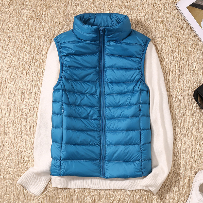 Ambrie - Elegant Casual Puffer Vest