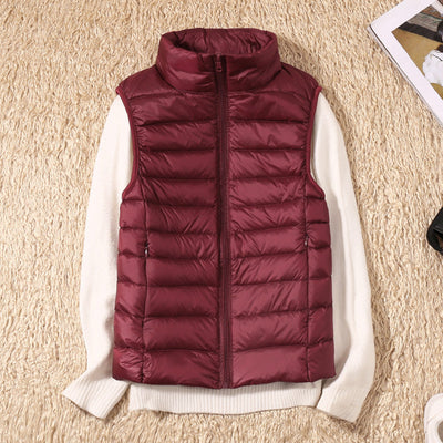 Ambrie - Elegant Casual Puffer Vest