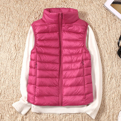 Ambrie - Elegant Casual Puffer Vest