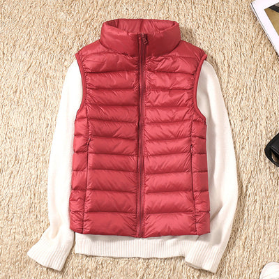 Ambrie - Elegant Casual Puffer Vest