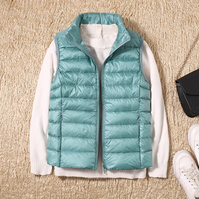 Ambrie - Elegant Casual Puffer Vest