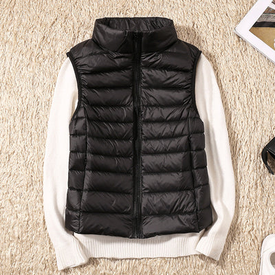Ambrie - Elegant Casual Puffer Vest