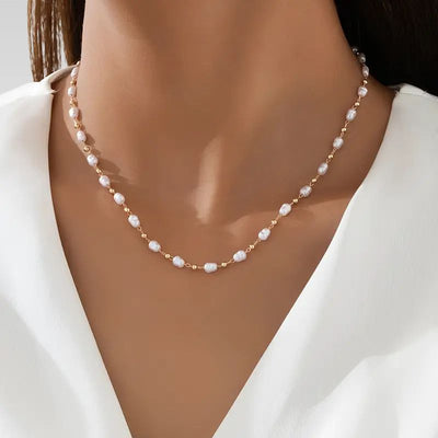 Audra - Pearl Bead Necklace