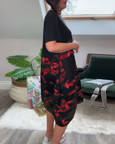 Ivania - Elegant Casual Floral Dress