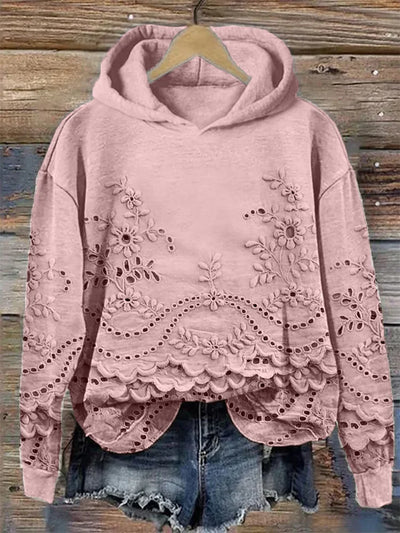Eliska - Stylish Casual Floral Hoodie