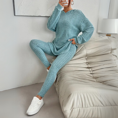 Ella Hoodie Sweater and Skinny Trousers Set