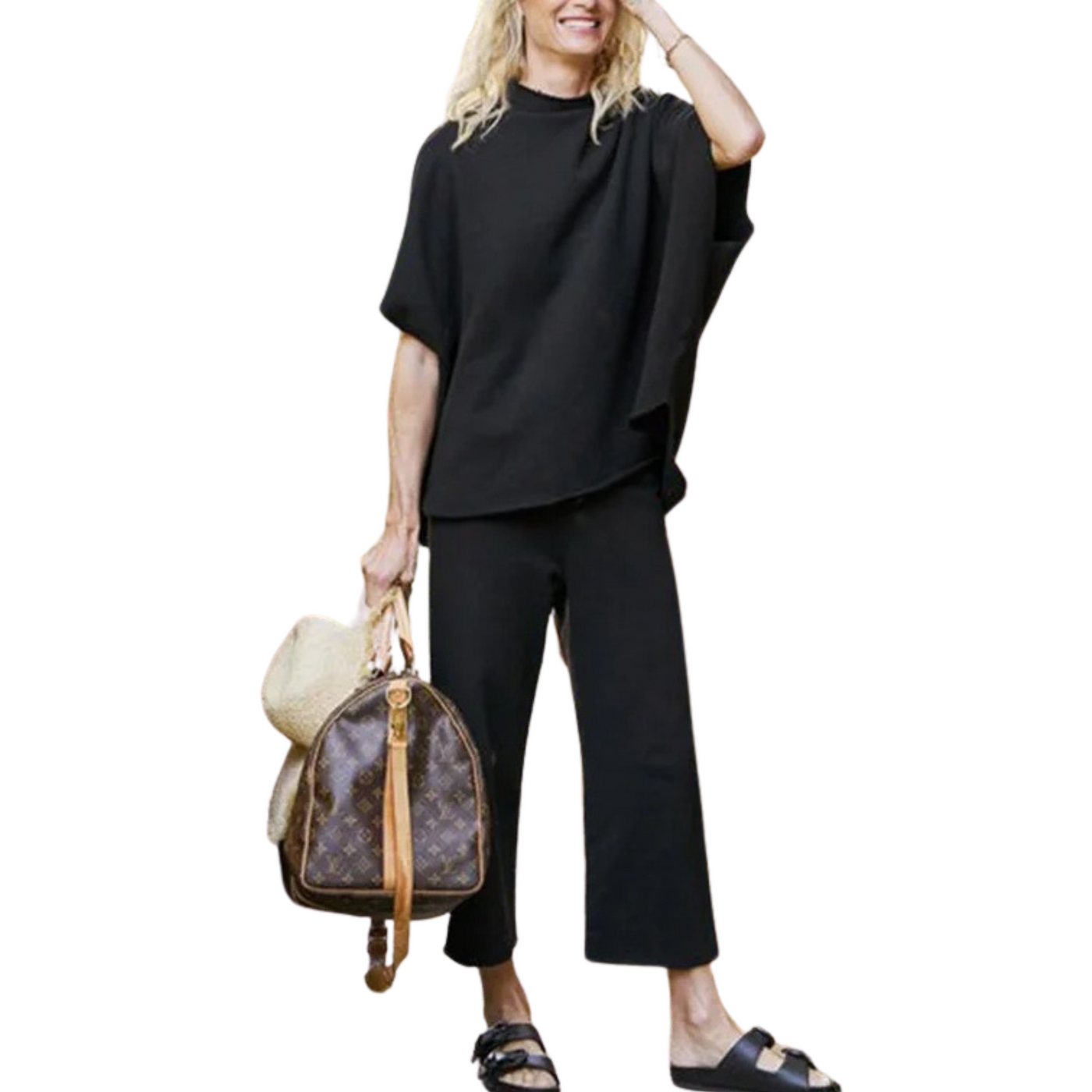 Aella - Relaxed Batwing Sleeve Comfort Set