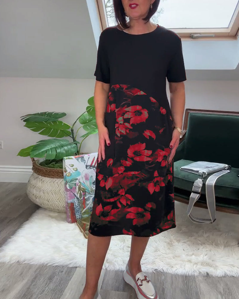 Ivania - Elegant Casual Floral Dress