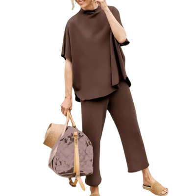 Aella - Relaxed Batwing Sleeve Comfort Set