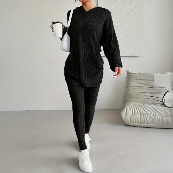 Ella Hoodie Sweater and Skinny Trousers Set