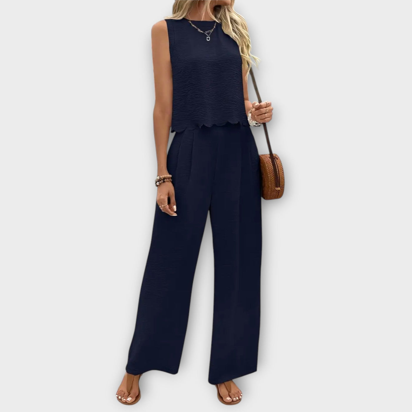 Leah - Linen Luxe Set