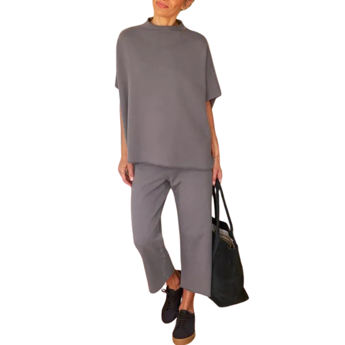 Aella - Relaxed Batwing Sleeve Comfort Set
