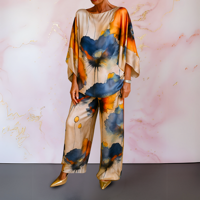 Beatrice - Comfortable Satin Two-Piece Set