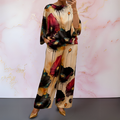 Beatrice - Comfortable Satin Two-Piece Set
