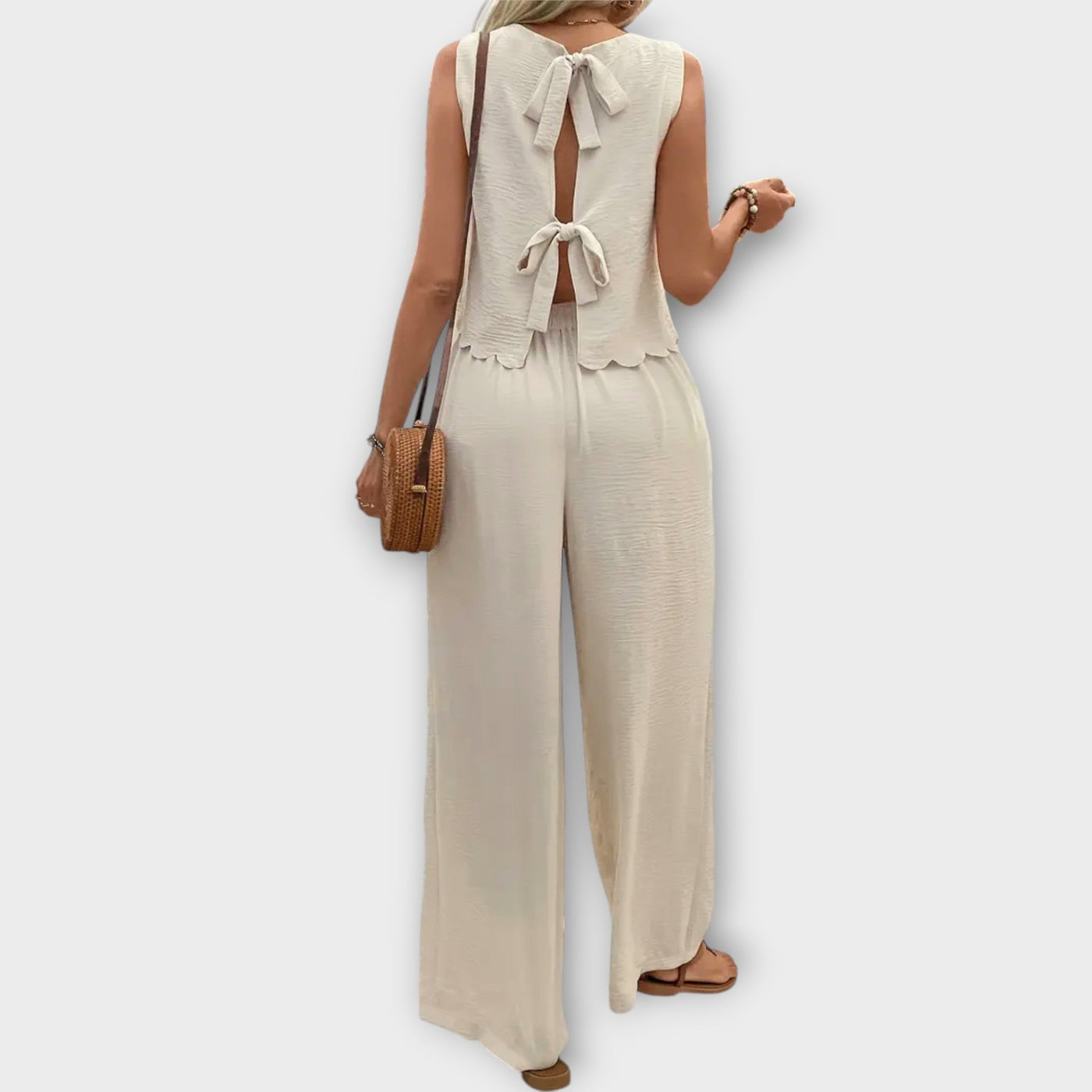 Leah - Linen Luxe Set