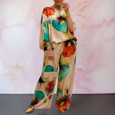 Beatrice - Comfortable Satin Two-Piece Set