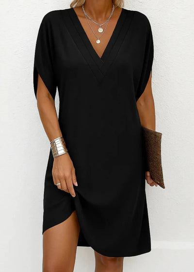 Gianella - Elegant Casual V-Neck Dress