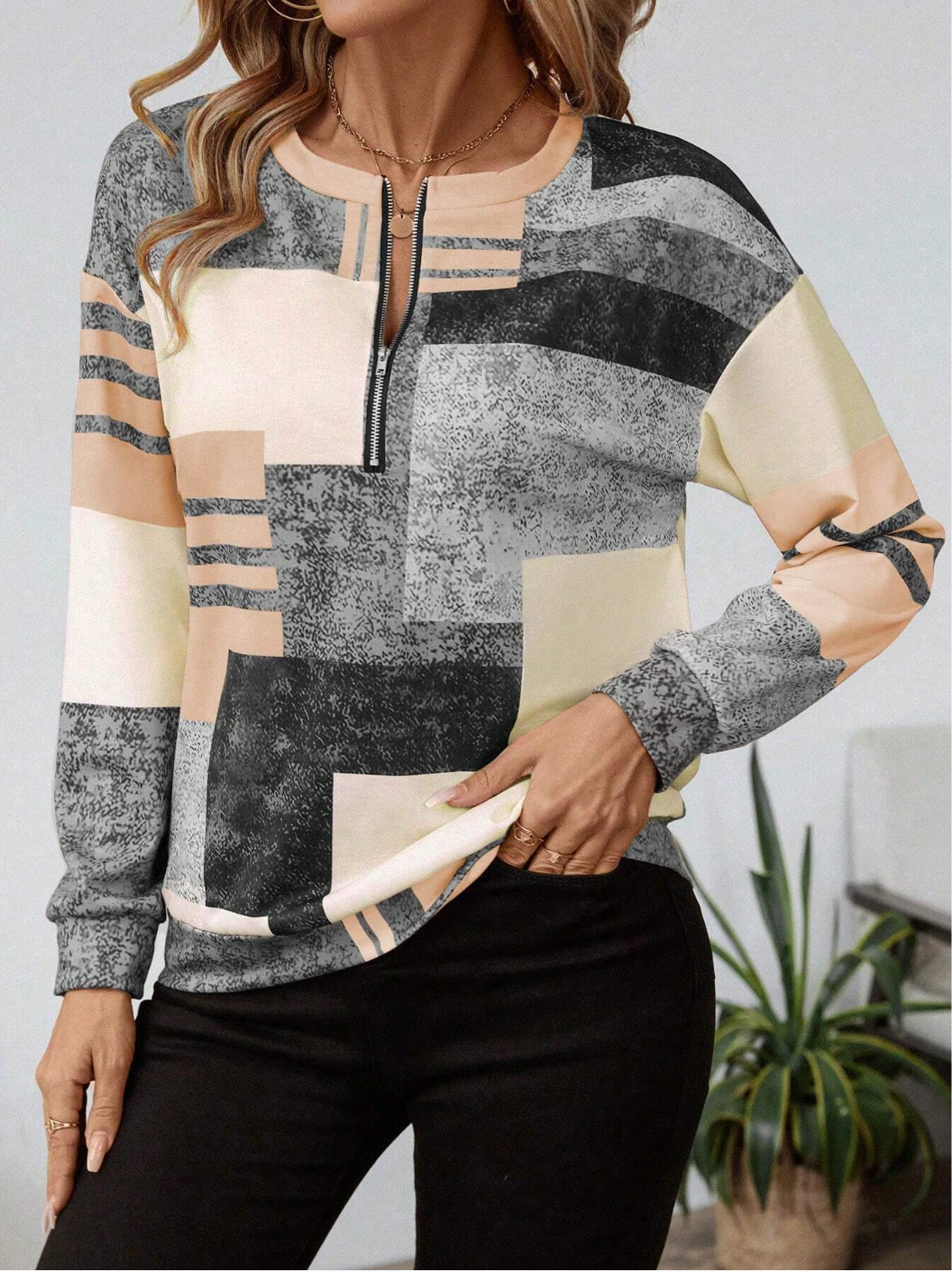 Justina - Elegant Casual Sweatshirt