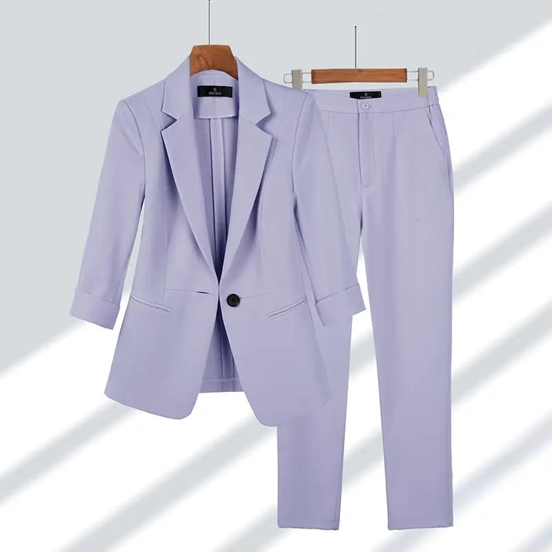 Angela – Timeless Blazer & Trousers Set for Effortless Confidence