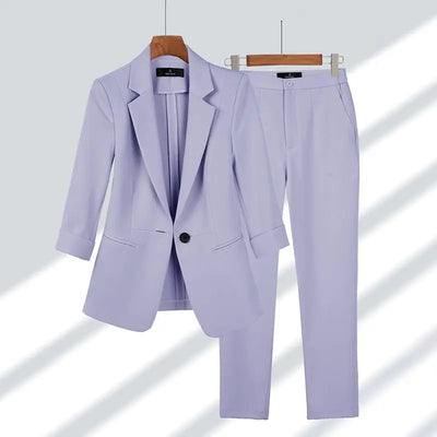 Angela – Timeless Blazer & Trousers Set for Effortless Confidence