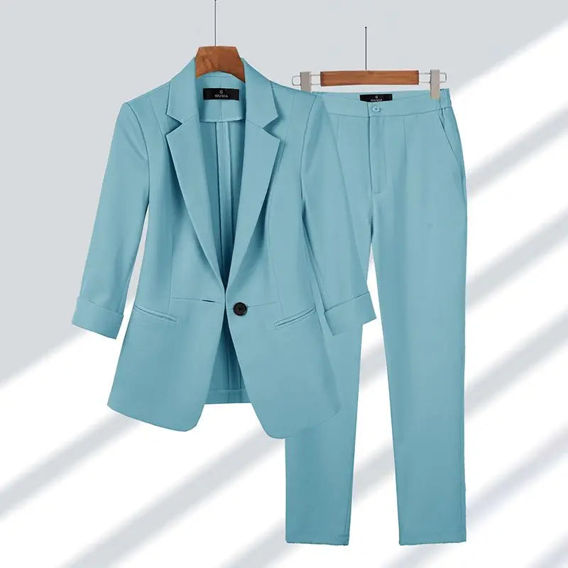 Angela – Timeless Blazer & Trousers Set for Effortless Confidence