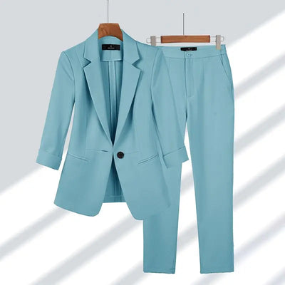 Angela – Timeless Blazer & Trousers Set for Effortless Confidence