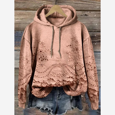 Eliska - Stylish Casual Floral Hoodie