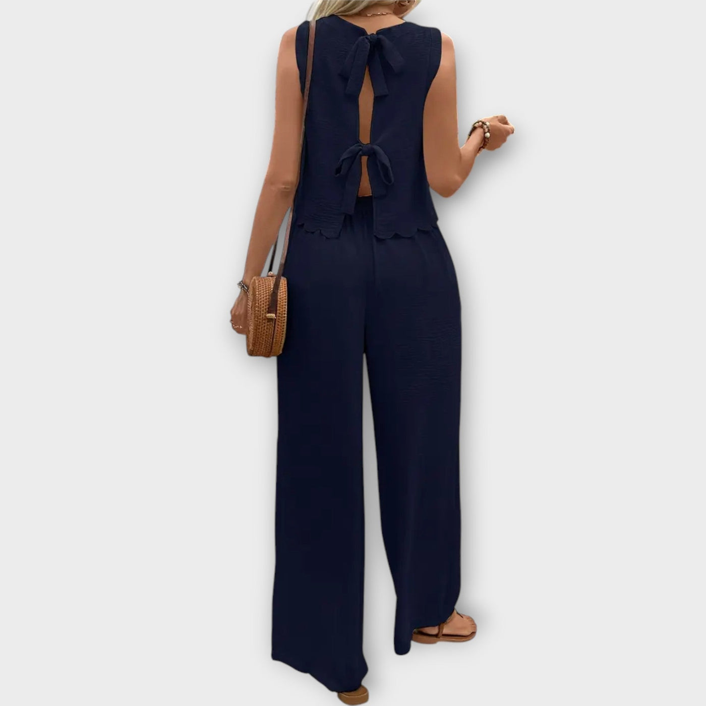 Leah - Linen Luxe Set