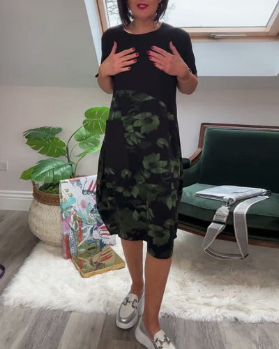Ivania - Elegant Casual Floral Dress