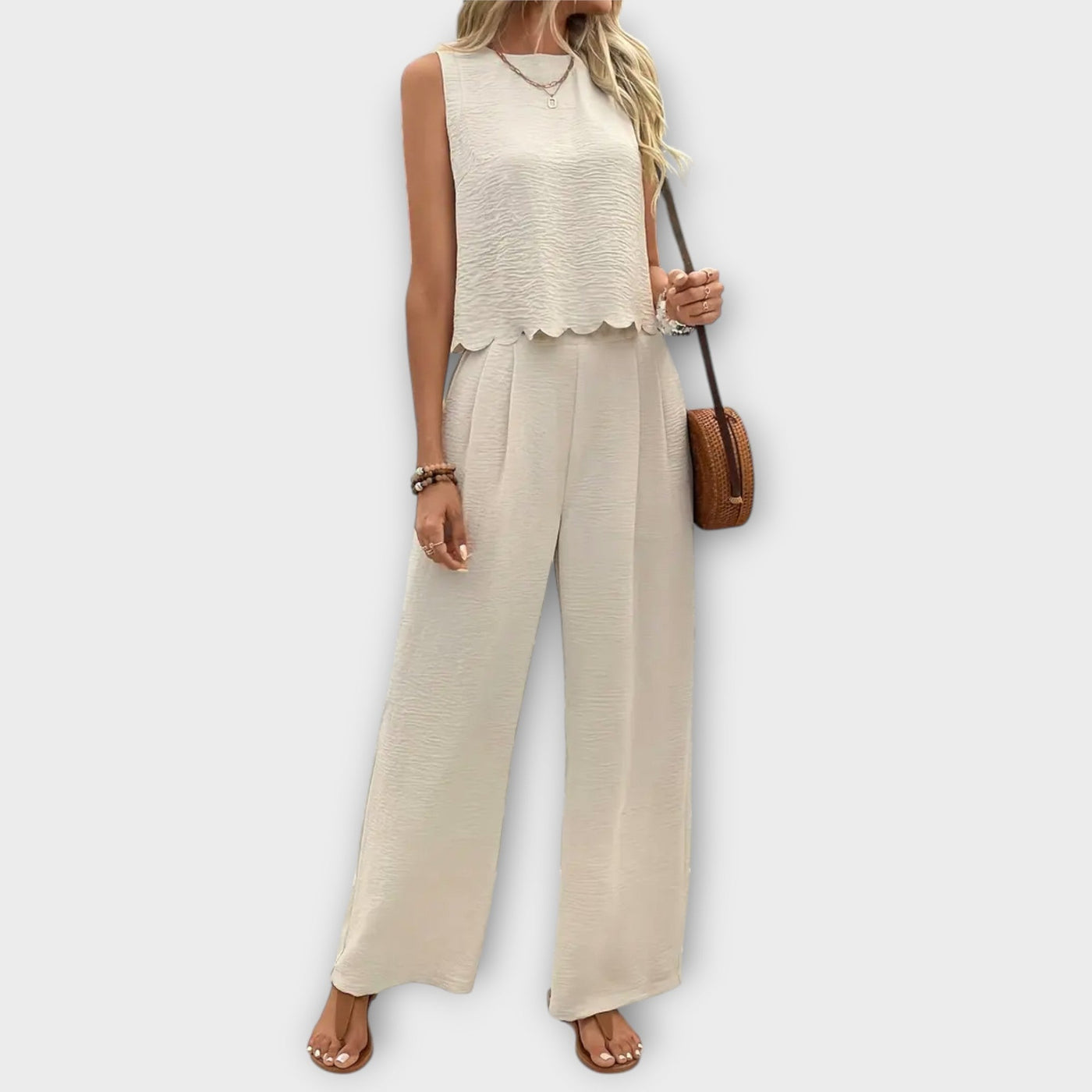 Leah - Linen Luxe Set