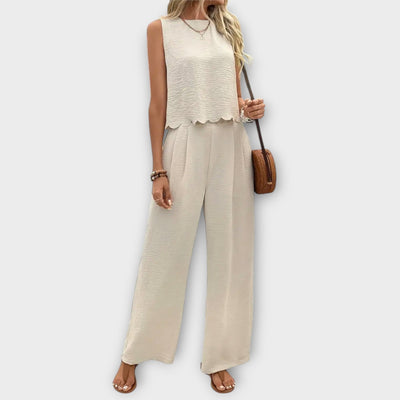 Leah - Linen Luxe Set