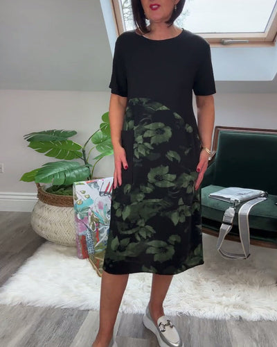 Ivania - Elegant Casual Floral Dress