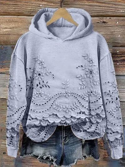 Eliska - Stylish Casual Floral Hoodie