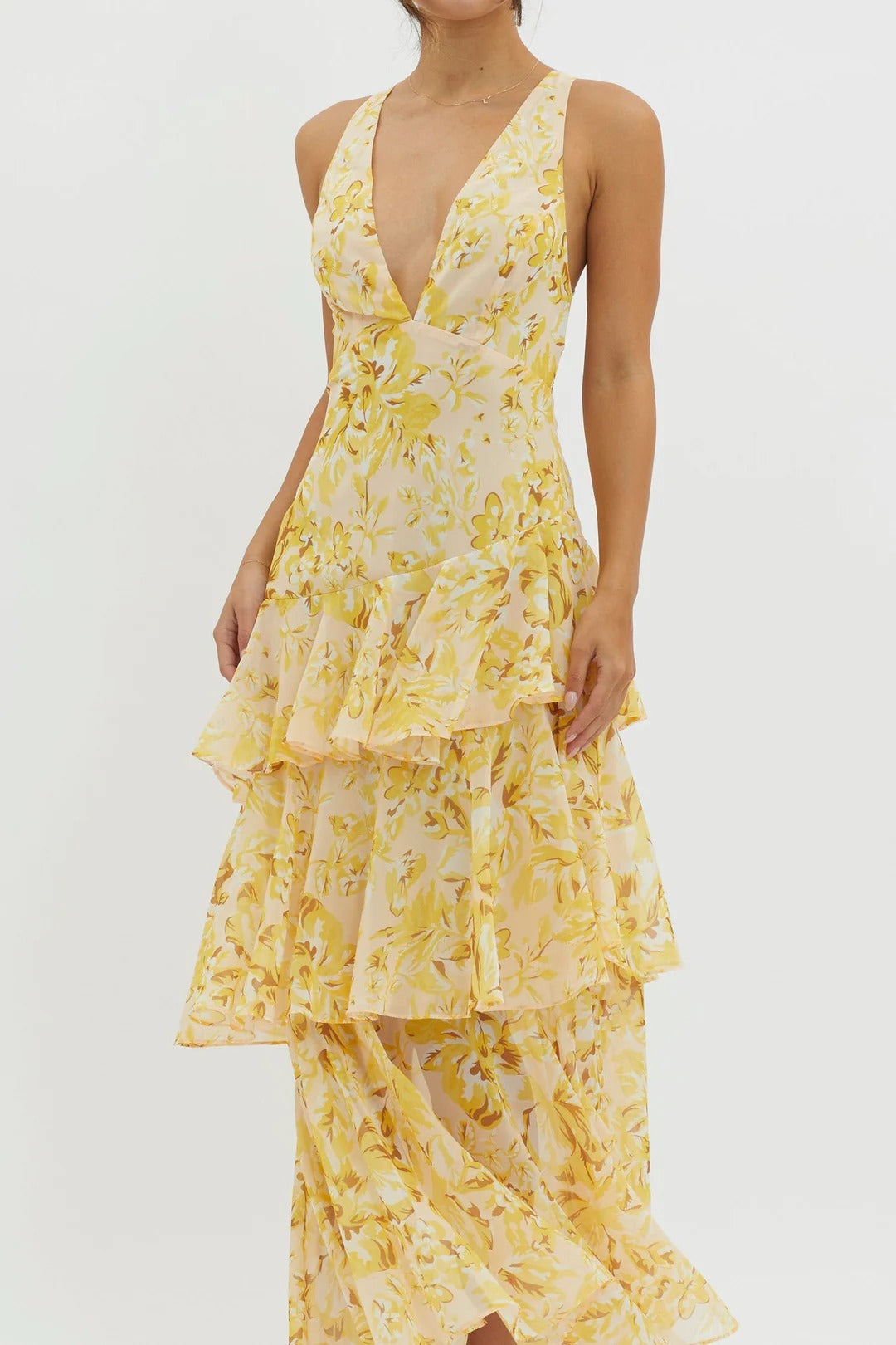 Benedetta - Elegant Floral Maxi Dress