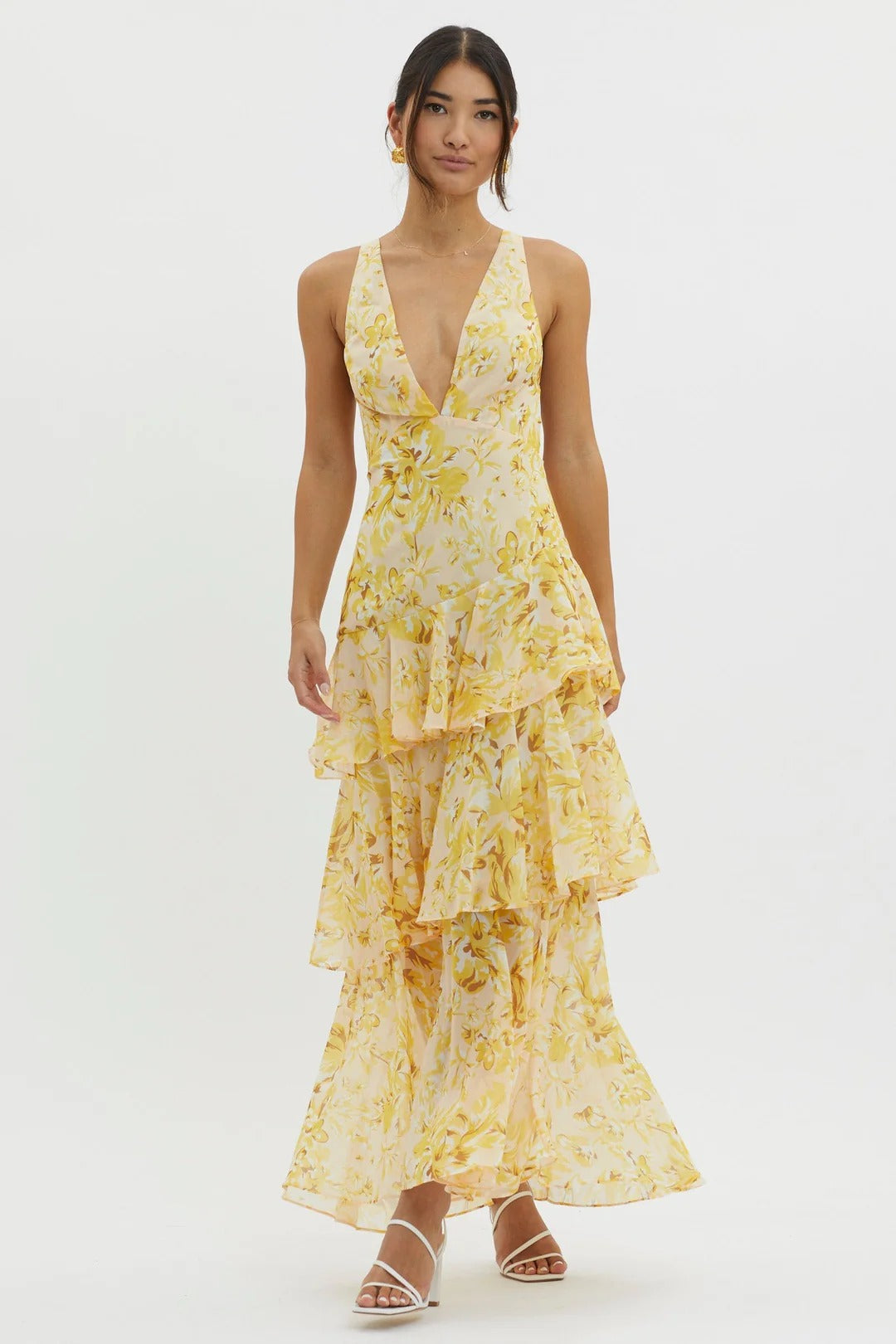 Benedetta - Elegant Floral Maxi Dress