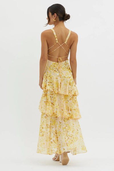 Benedetta - Elegant Floral Maxi Dress