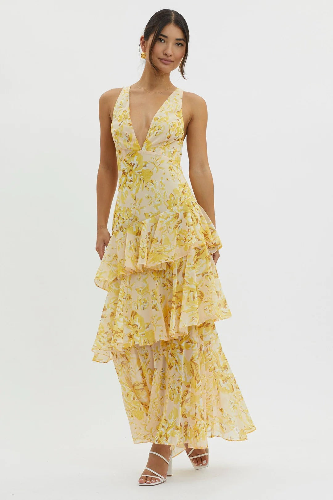 Benedetta - Elegant Floral Maxi Dress