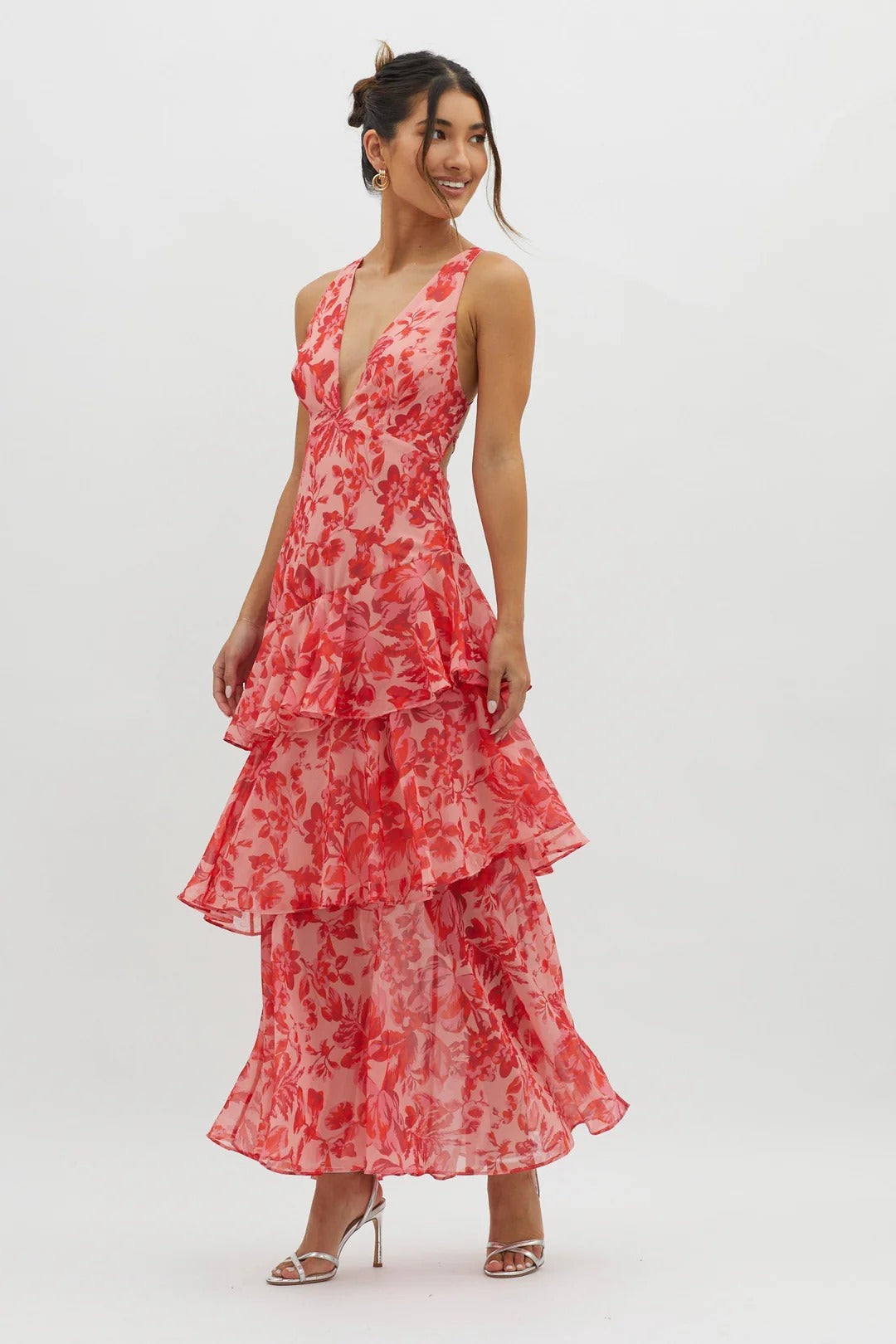 Benedetta - Elegant Floral Maxi Dress