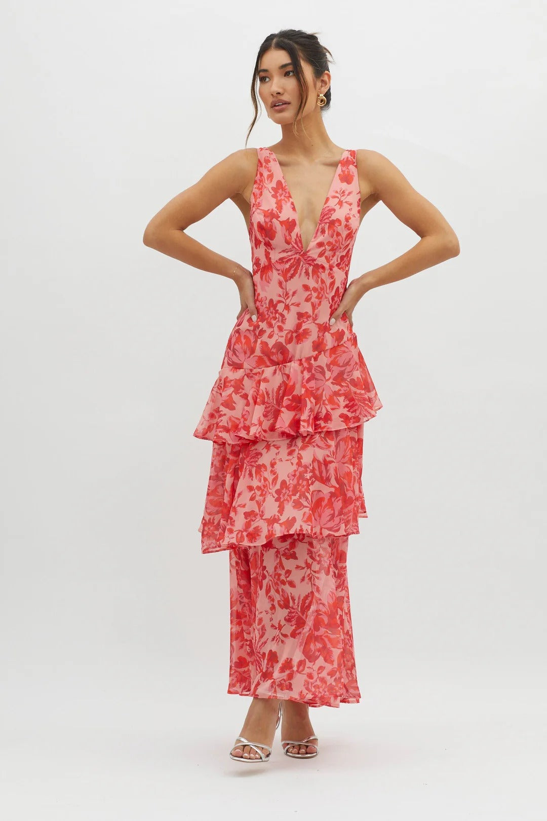 Benedetta - Elegant Floral Maxi Dress