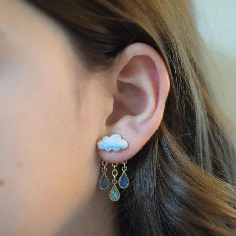 Virginia - Raindrop Pendant Earrings